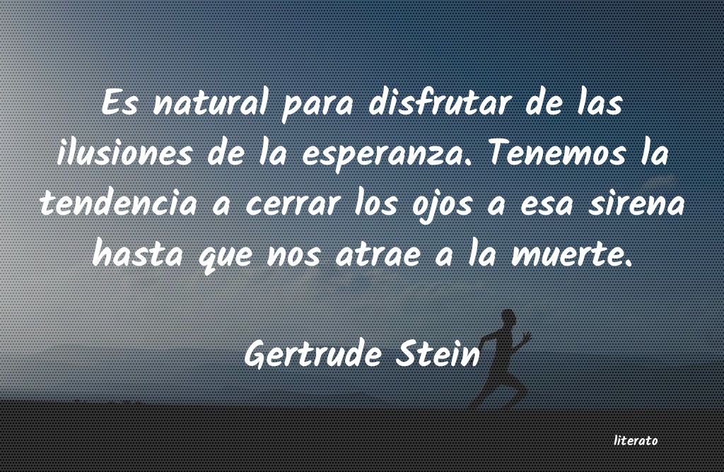 frases de Gertrude Stein