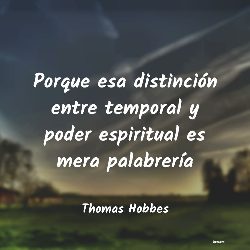 Frases de Thomas Hobbes