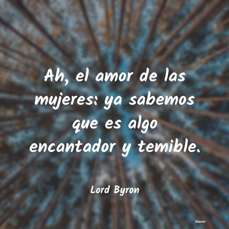 frases de Lord Byron
