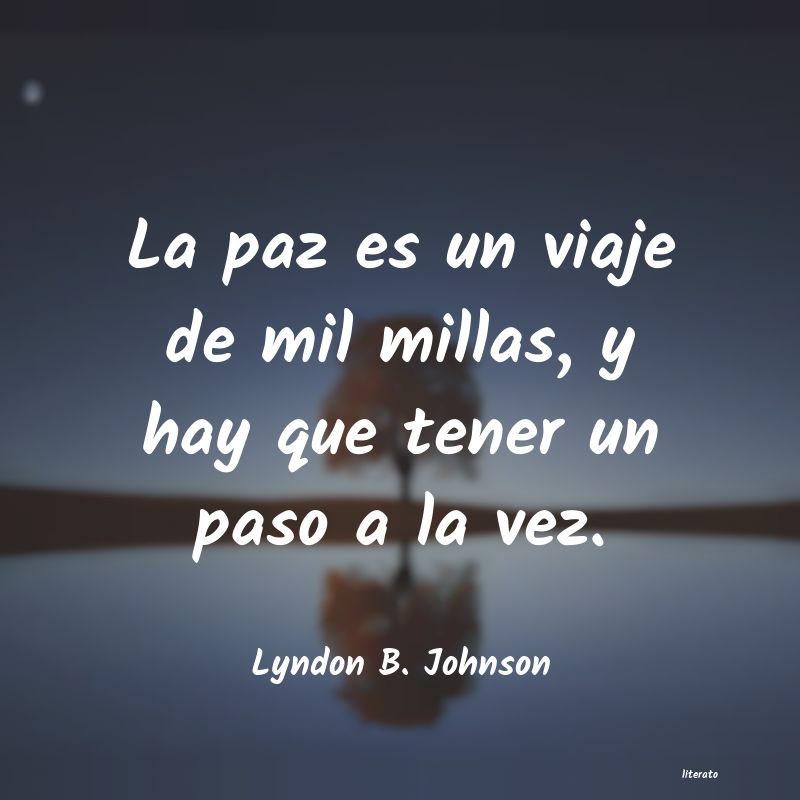 frases de Lyndon B. Johnson
