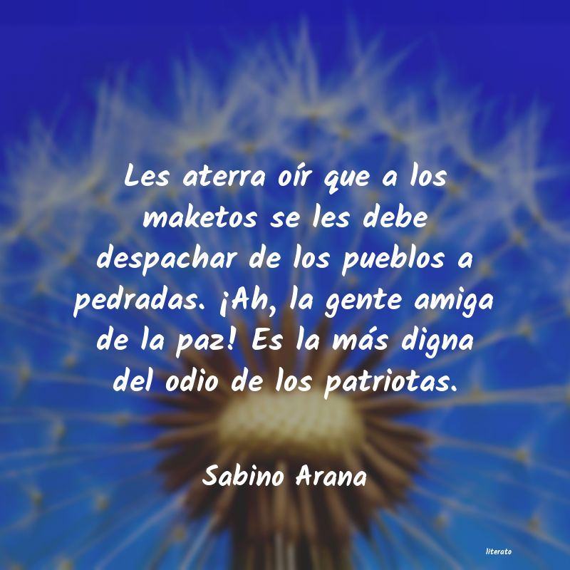frases de Sabino Arana