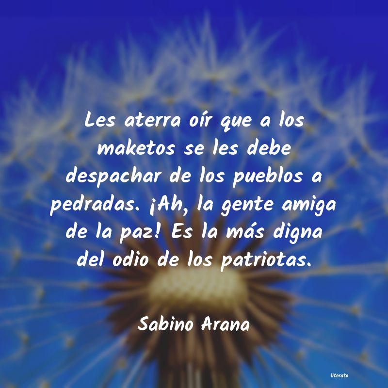 Frases de Sabino Arana