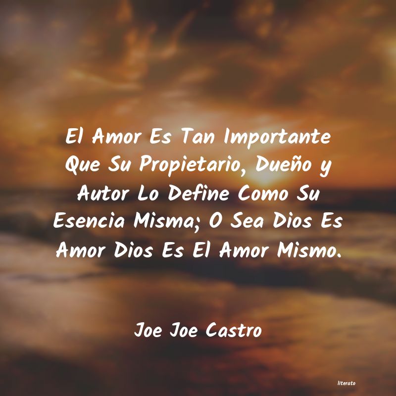Frases de Joe Joe Castro