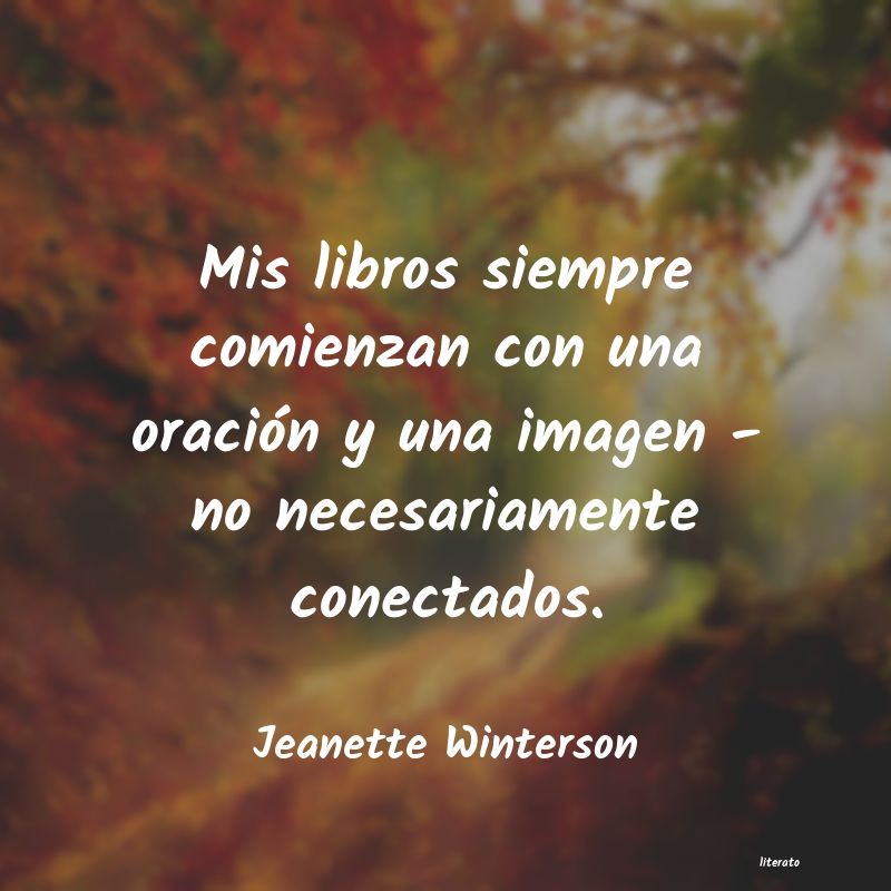 Frases de Jeanette Winterson