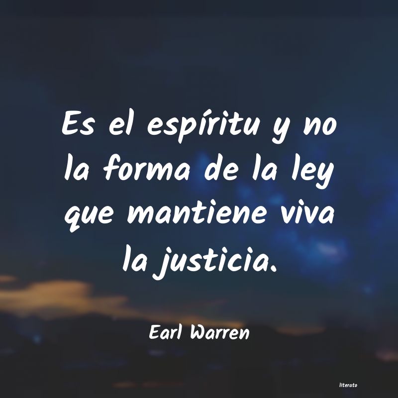 frases de Earl Warren