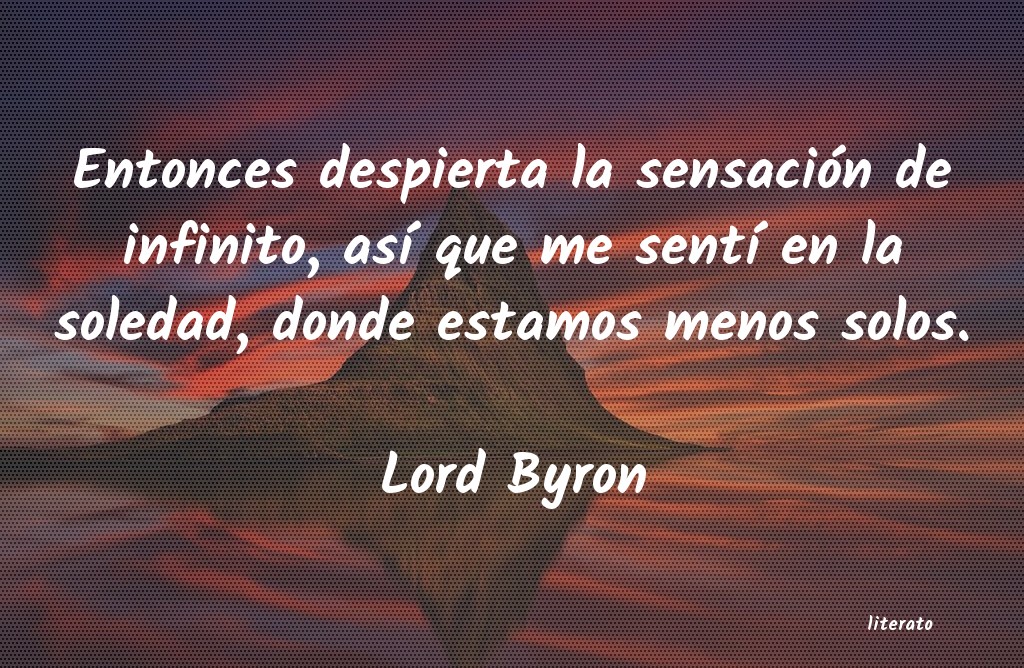 frases de Lord Byron