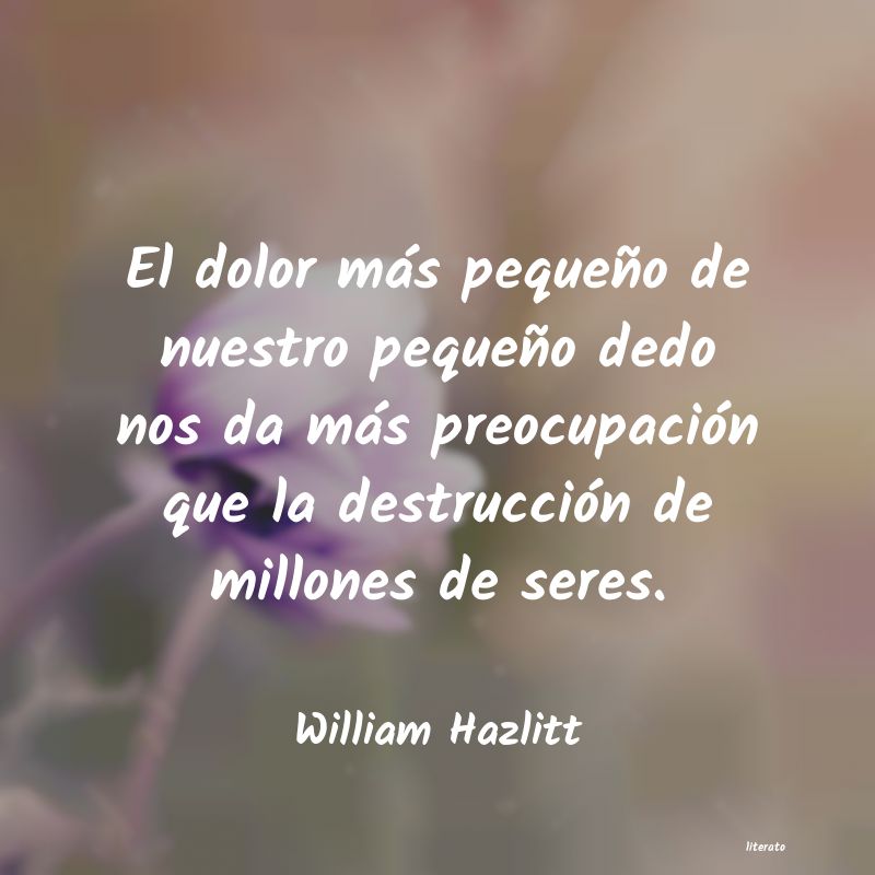 Frases de William Hazlitt