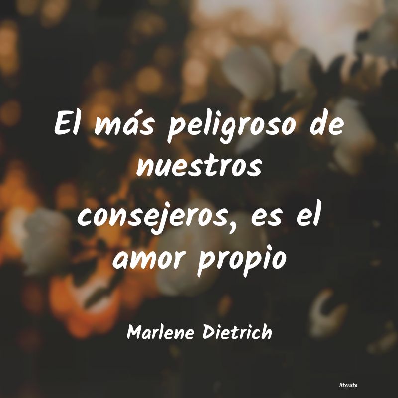frases de Marlene Dietrich