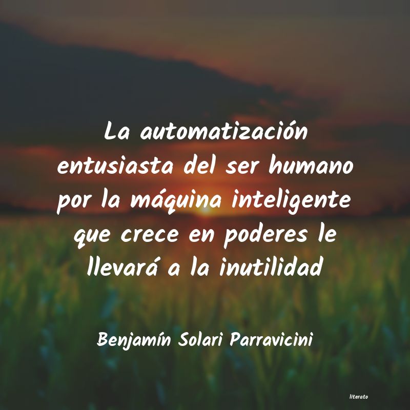 Frases de Benjamín Solari Parravicini