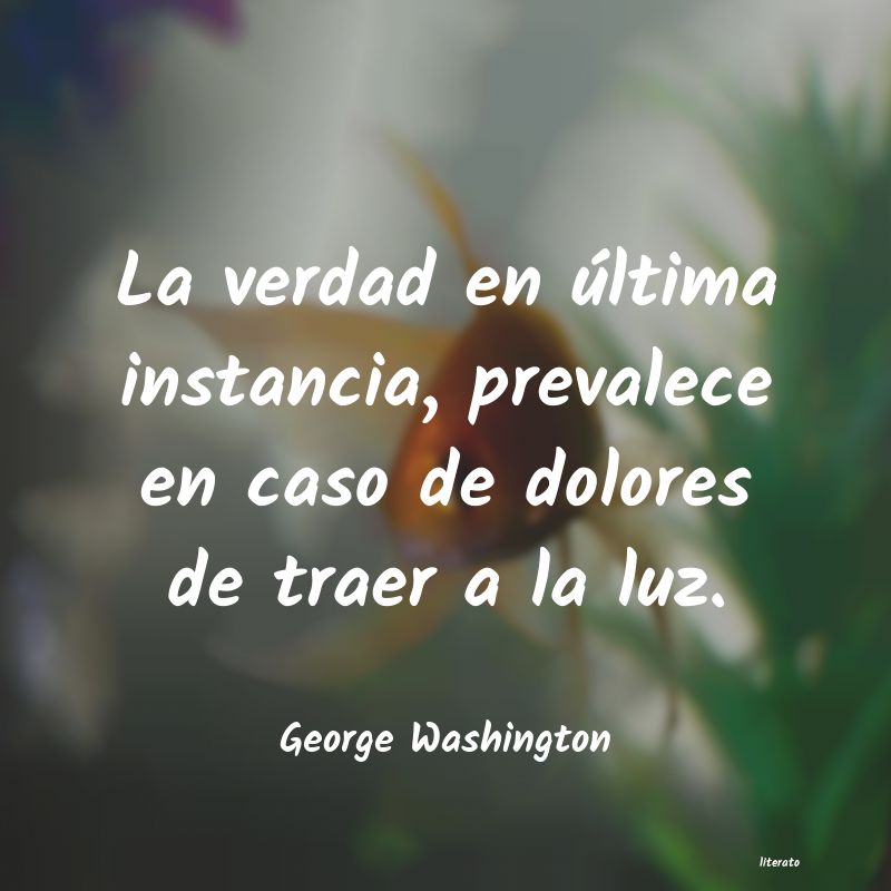 frases de George Washington