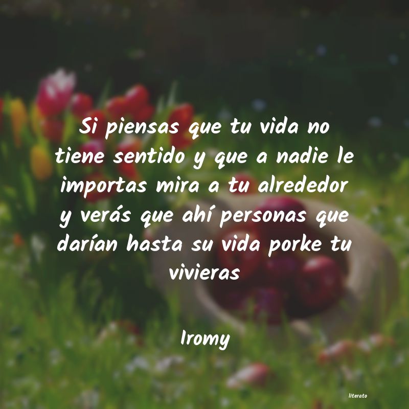 Frases de Iromy