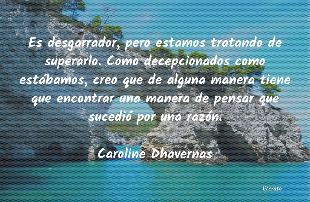 frases de Caroline Dhavernas