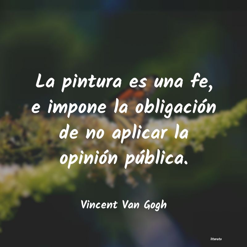 frases de Vincent Van Gogh