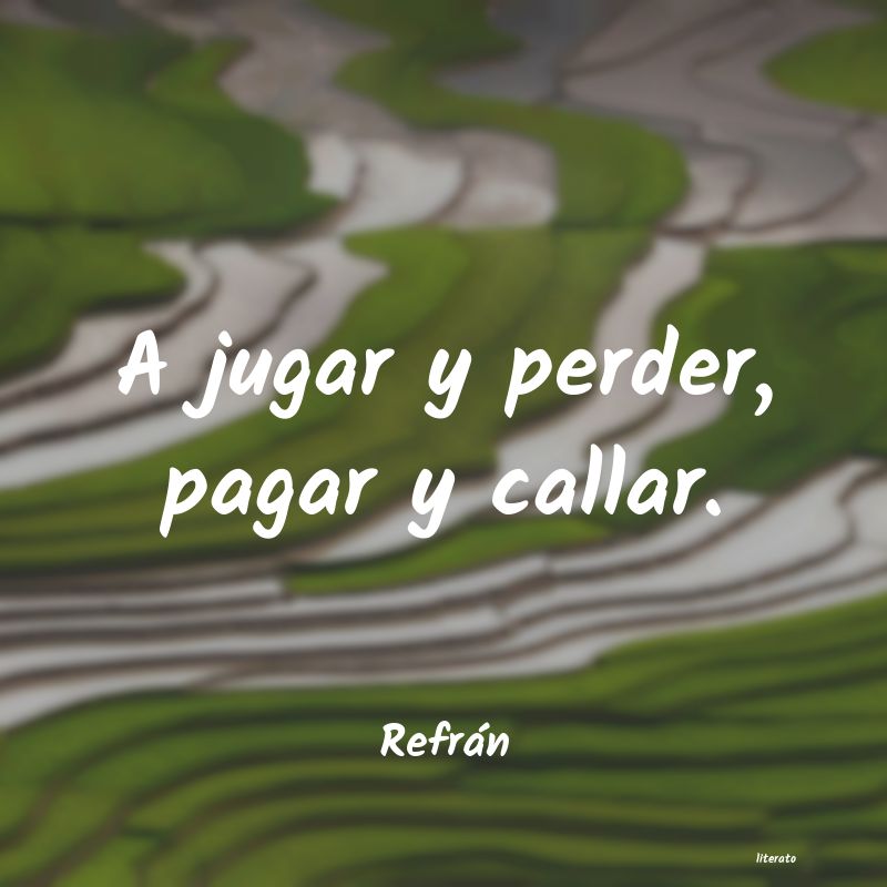frases de Refrán