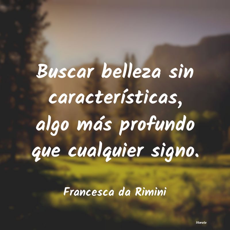 frases de Francesca da Rimini