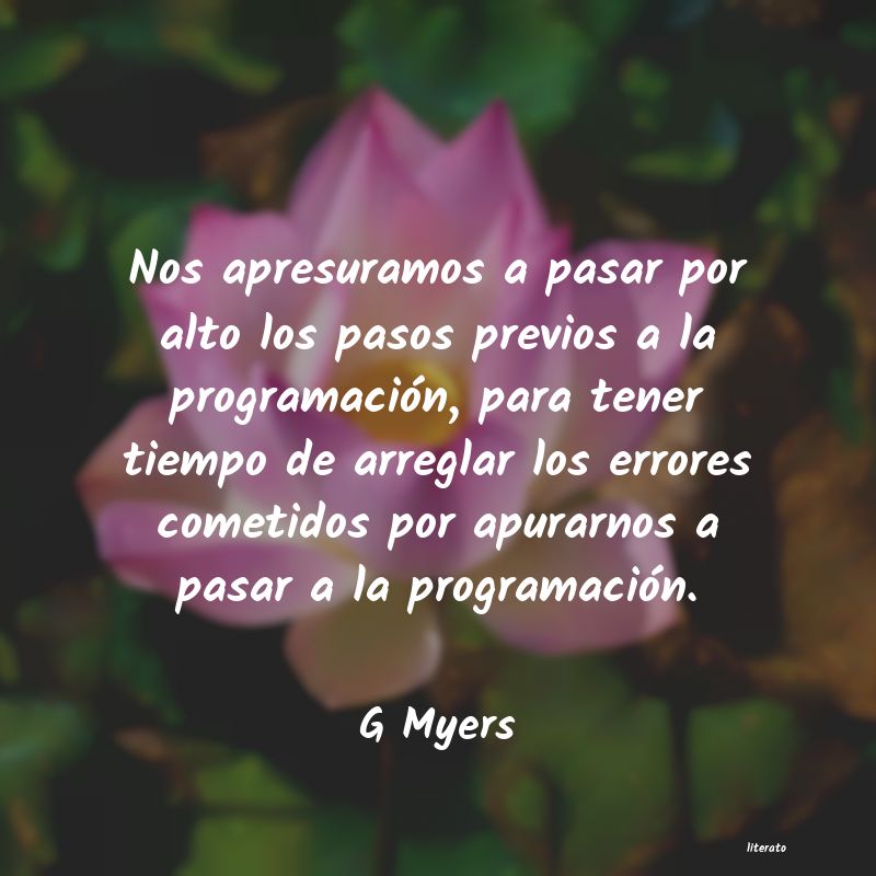 Frases de G Myers