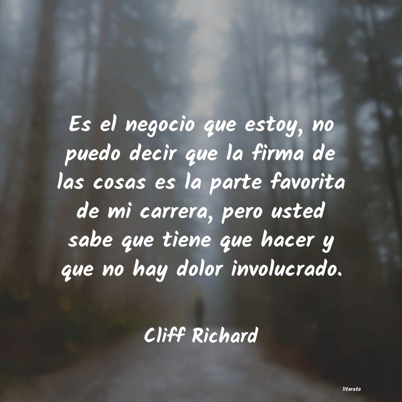 Frases de Cliff Richard