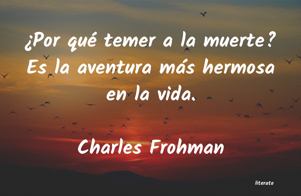 Frases de Charles Frohman