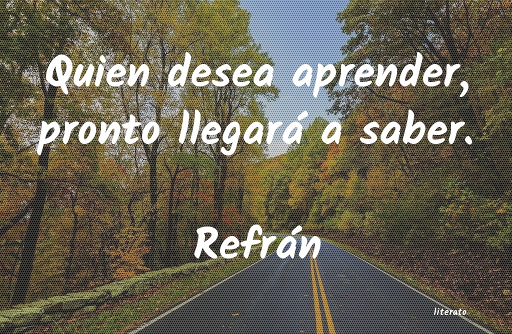 Frases de Refrán