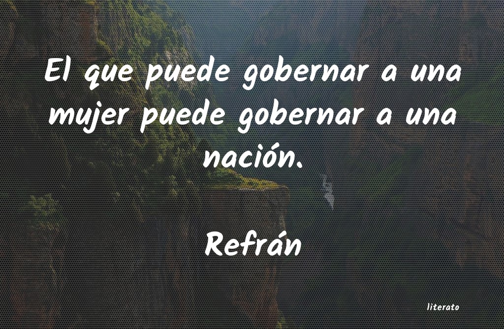 Frases de Refrán