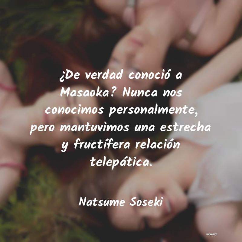frases de Natsume Soseki