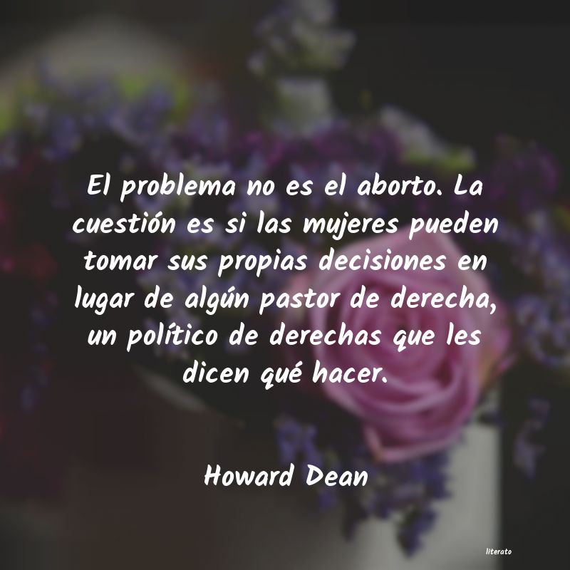 frases de Howard Dean