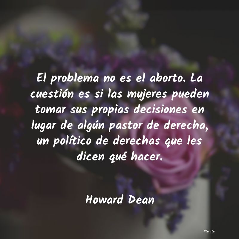 Frases de Howard Dean