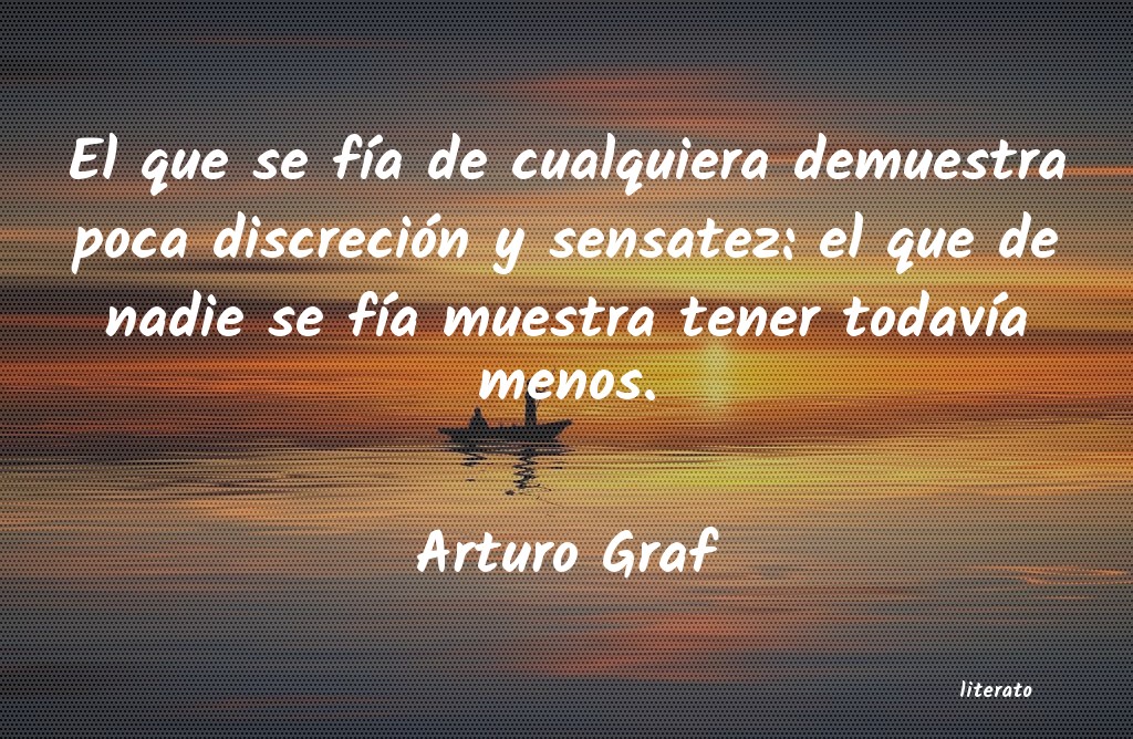 frases de Arturo Graf