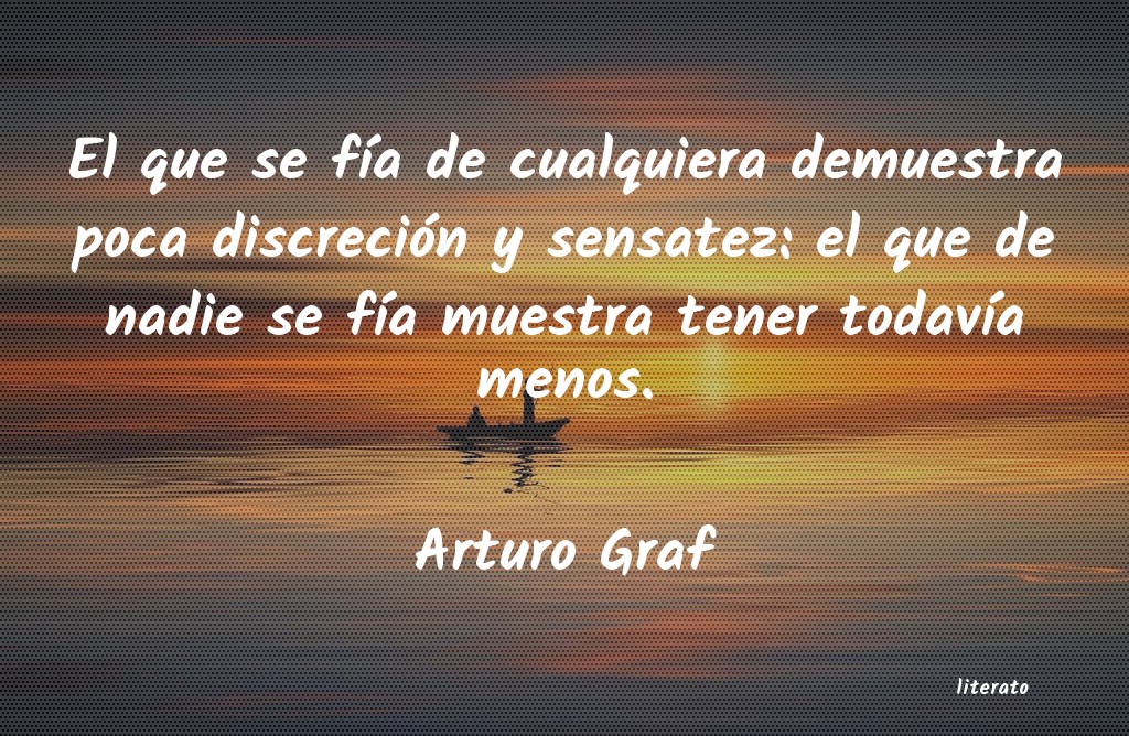 Frases de Arturo Graf