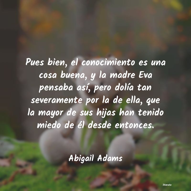 frases de Abigail Adams
