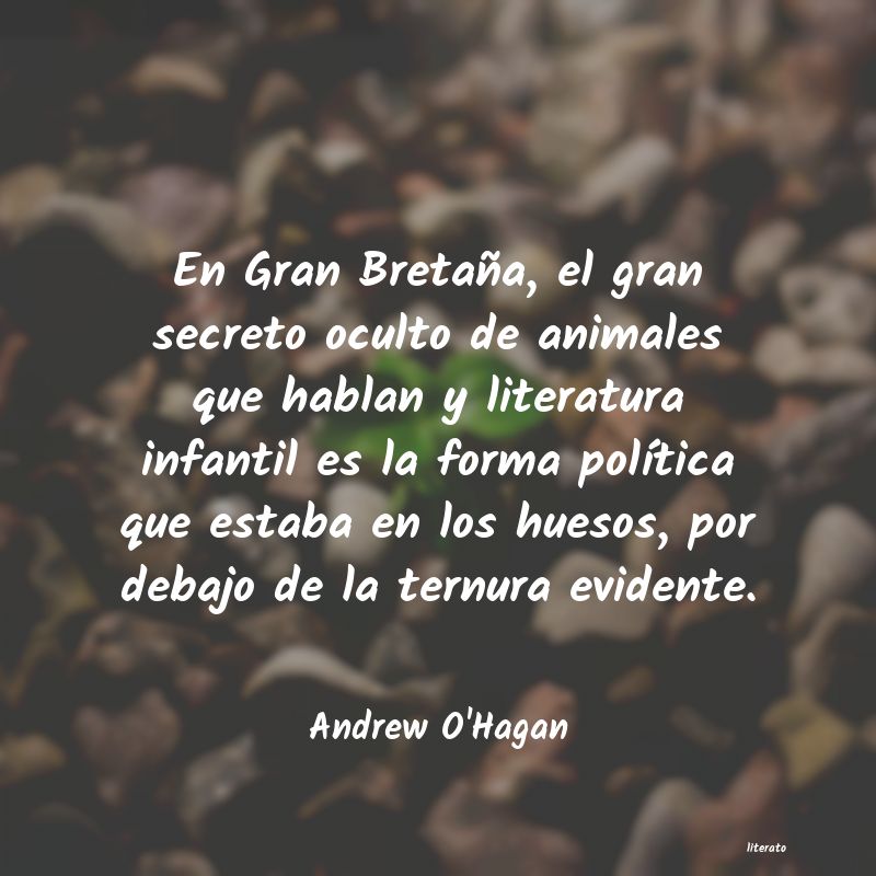 Frases de Andrew O'Hagan