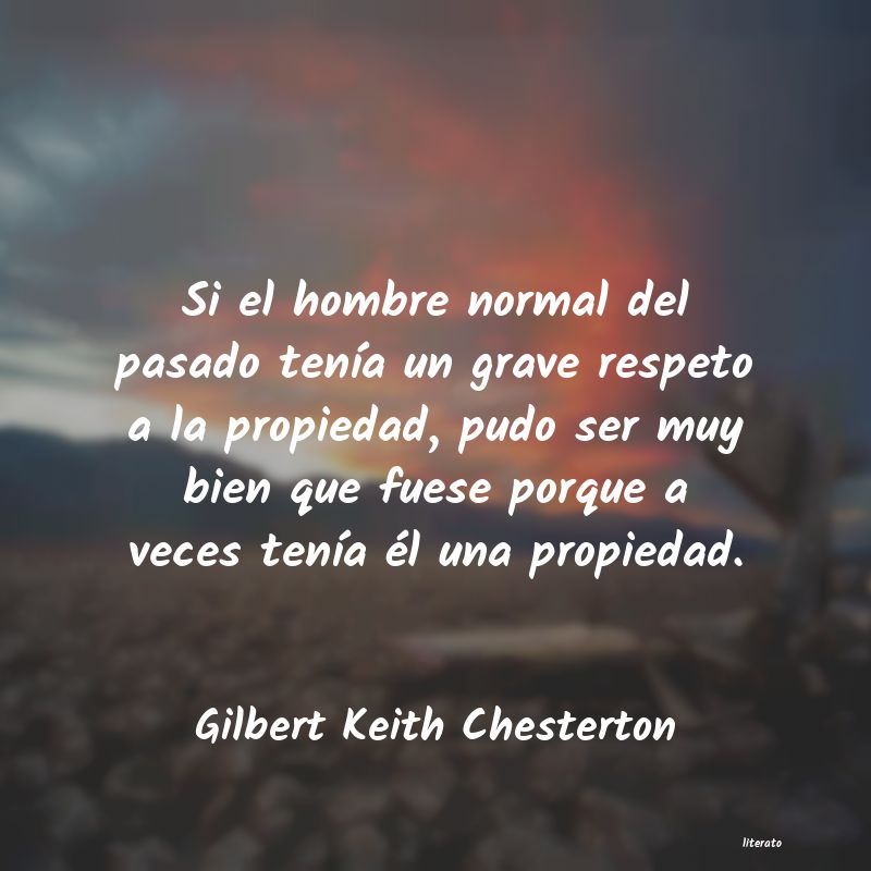 Frases de Gilbert Keith Chesterton