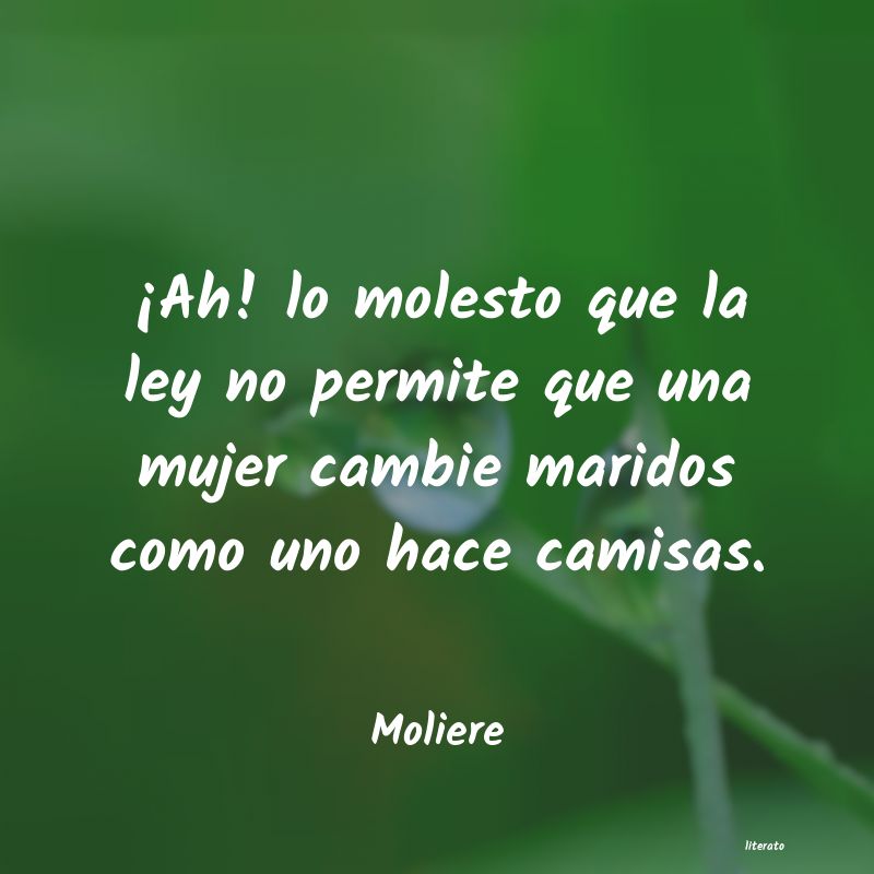 Frases de Moliere