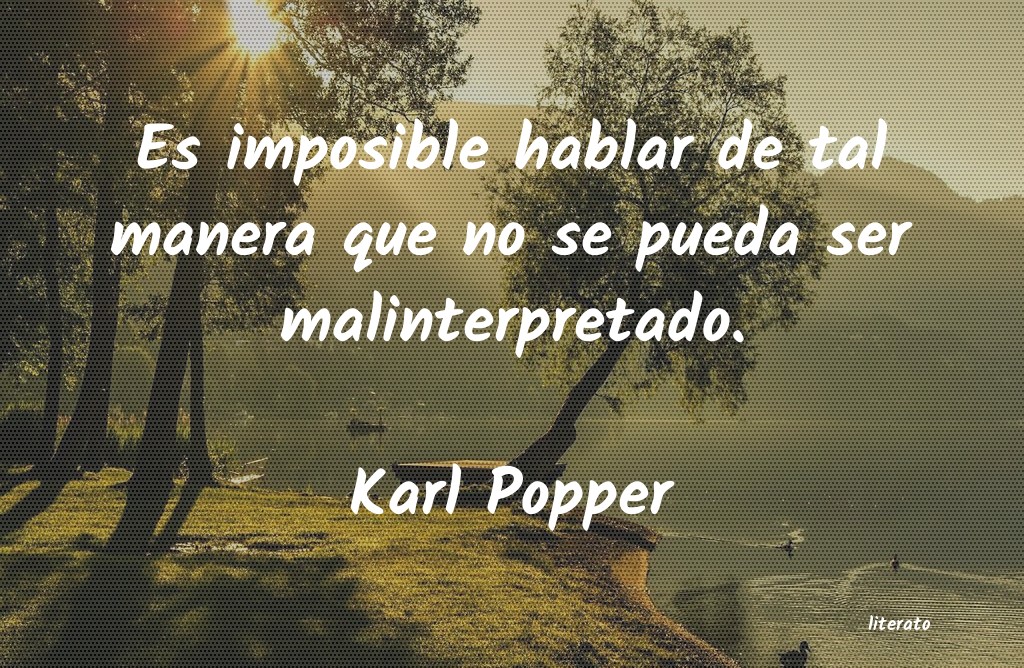 Frases de Karl Popper