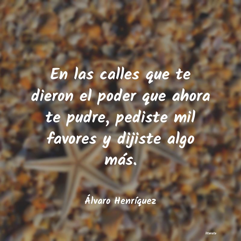 frases de Ãlvaro HenrÃquez