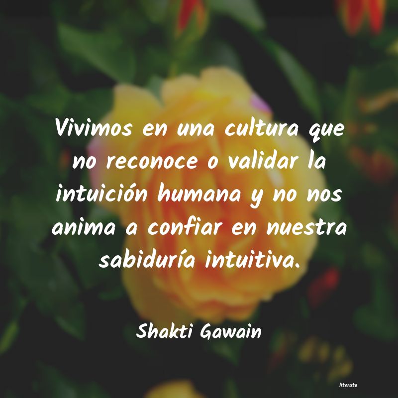 frases de Shakti Gawain