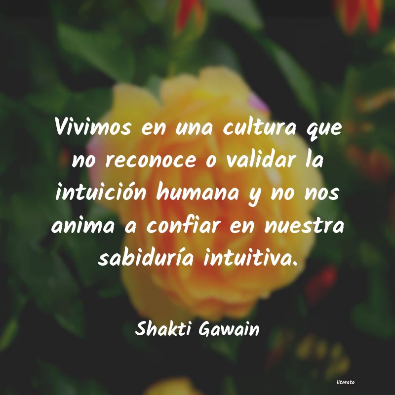 Frases de Shakti Gawain