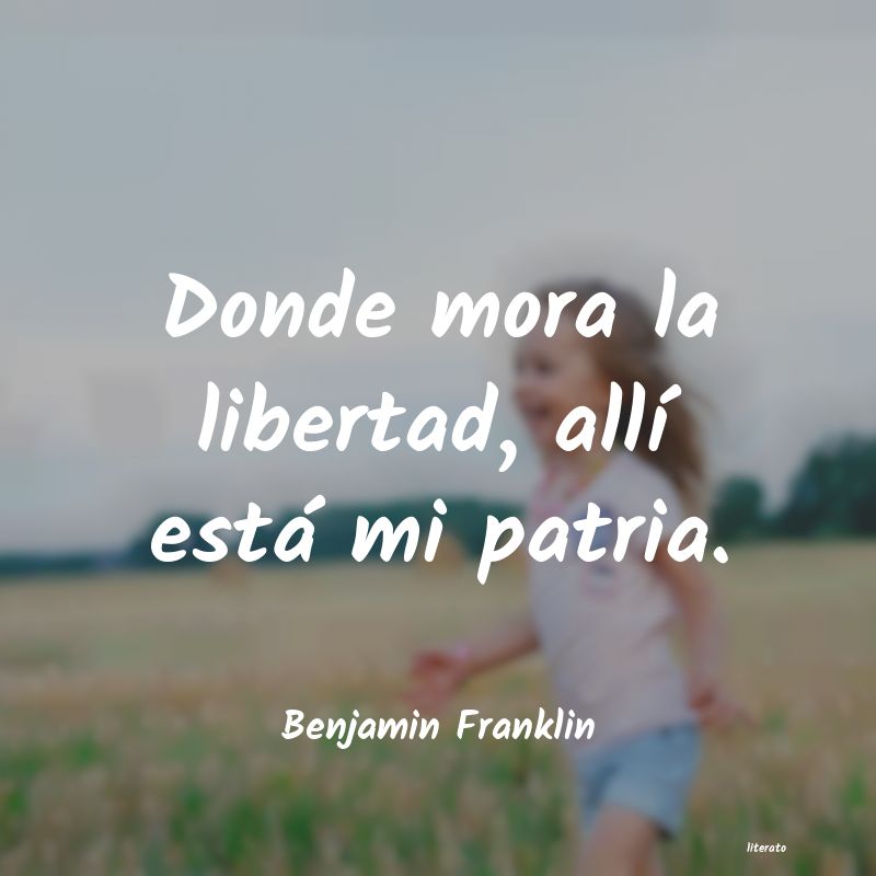 Frases de Benjamin Franklin