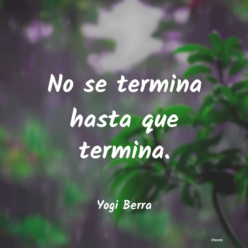 Frases de Yogi Berra