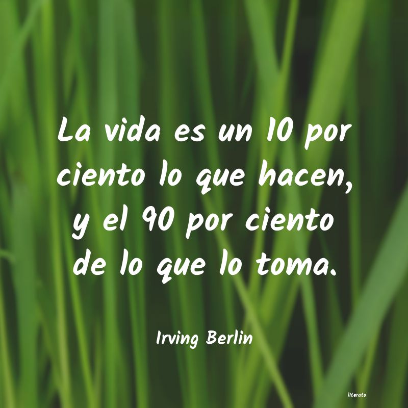 Frases de Irving Berlin