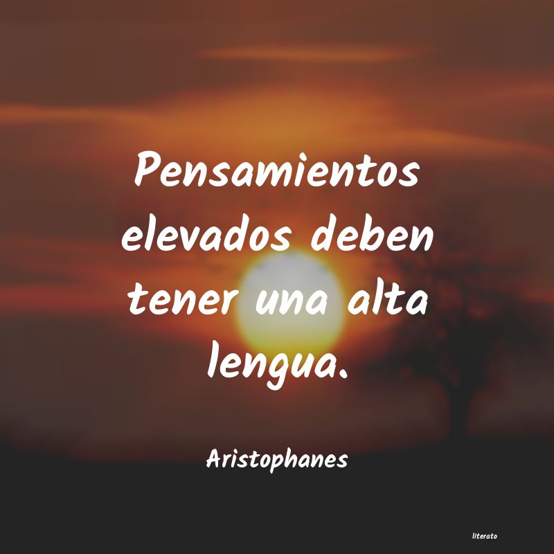 Frases de Aristophanes