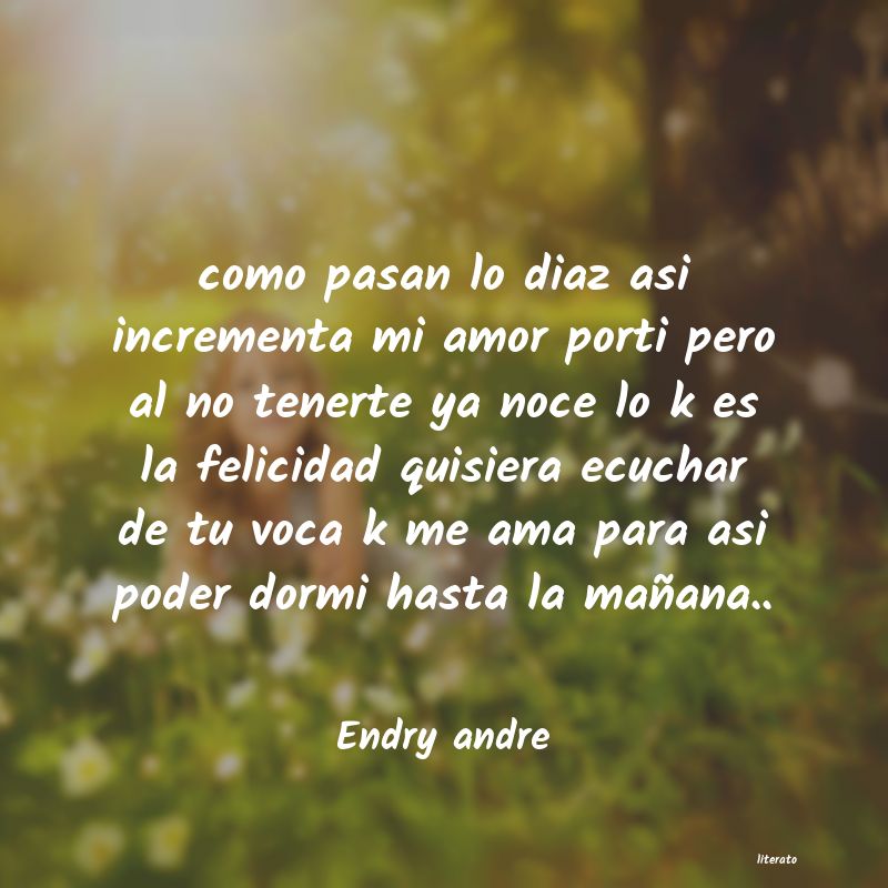 frases de Endry andre