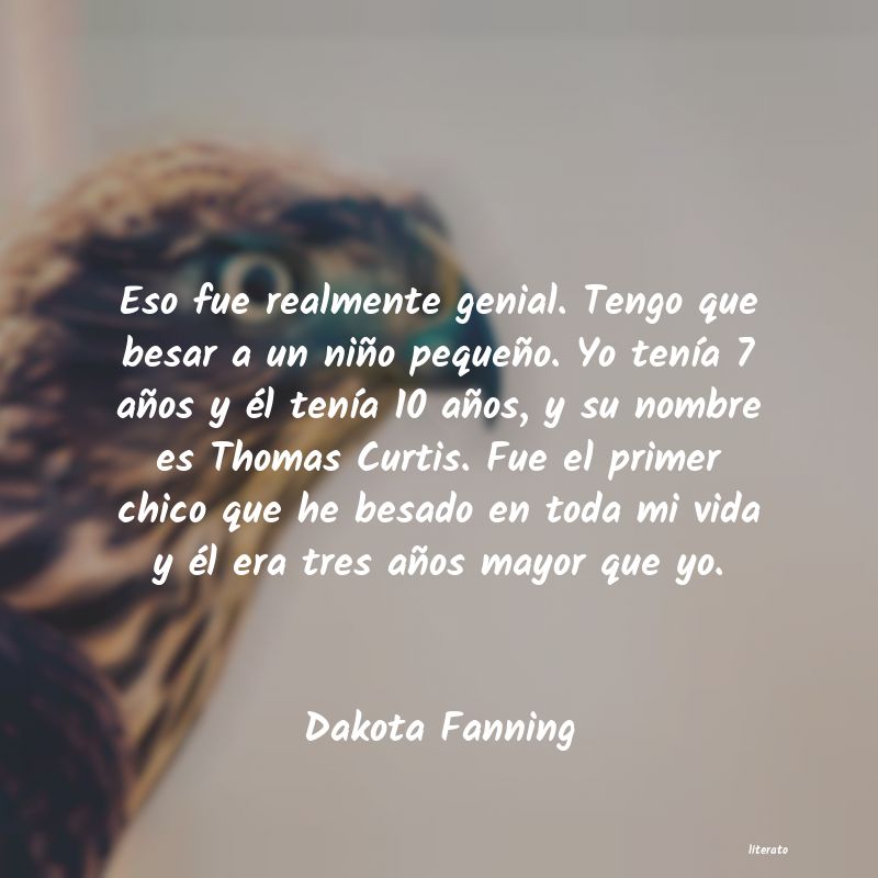 Frases de Dakota Fanning