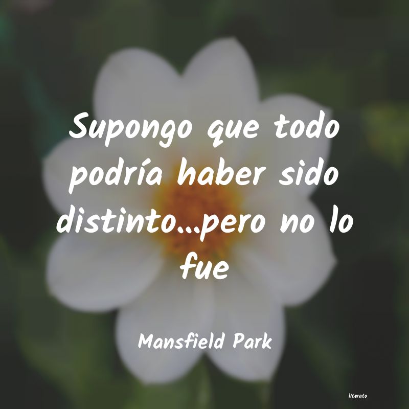 Frases de Mansfield Park