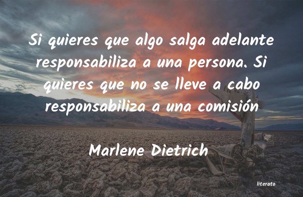 Frases de Marlene Dietrich