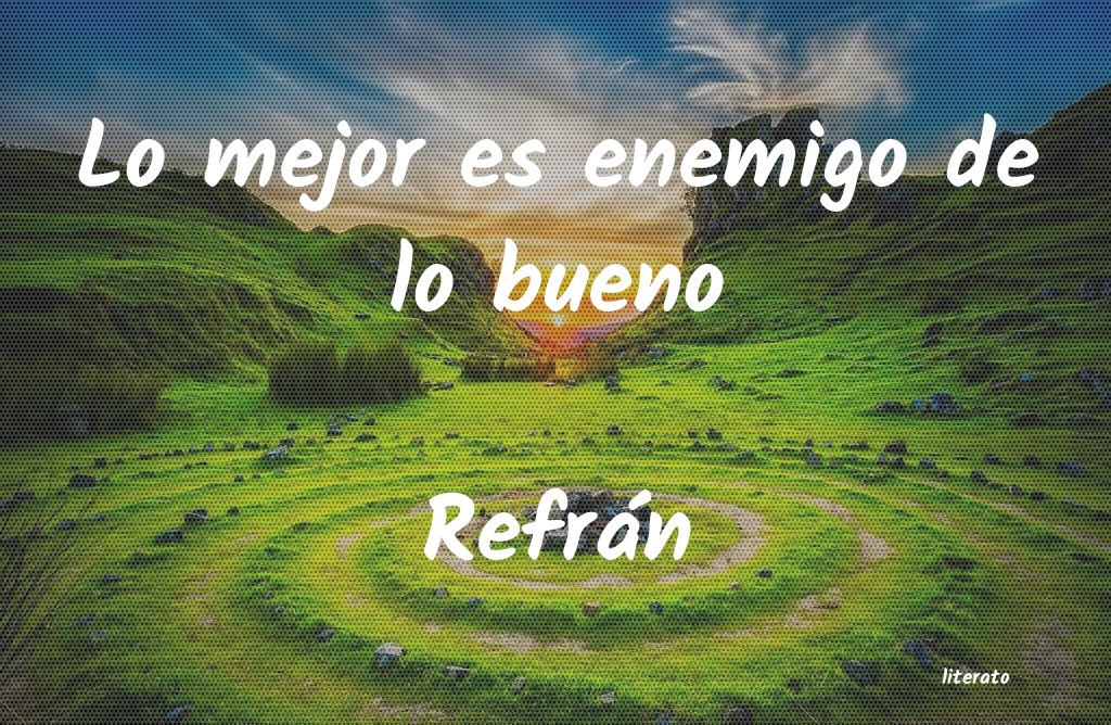 Frases de Refrán