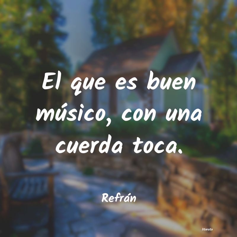 frases de Refrán