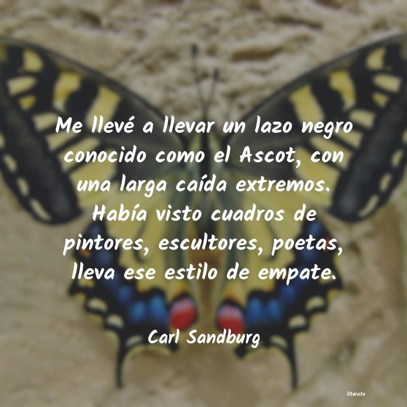 frases de Carl Sandburg