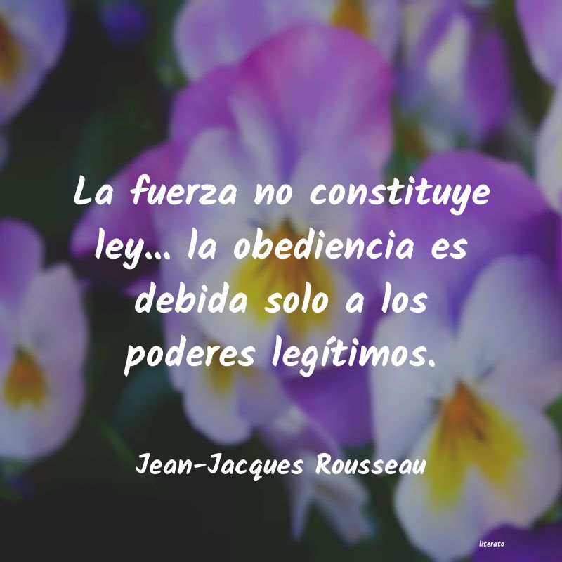 frases de Jean-Jacques Rousseau