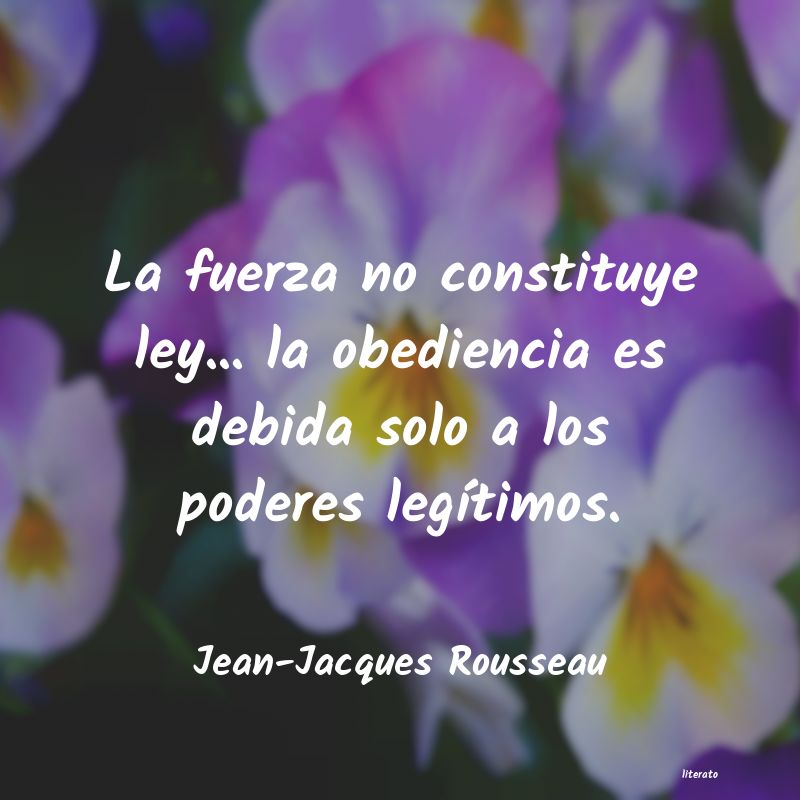 Frases de Jean-Jacques Rousseau